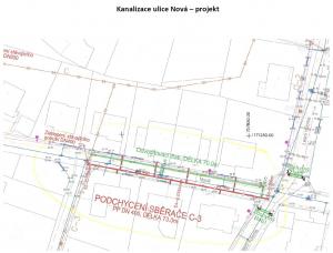 Kanalizace v ulici Nová  (2018)