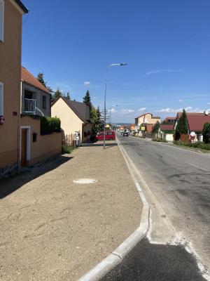 Kanalizace, vodovod a veřejné osvětlení na tř. 5. května  (2022)